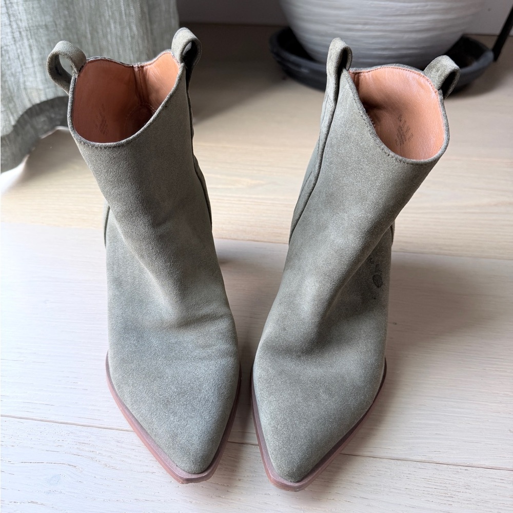 Sarto Ella western suede boots size 8.5 - Picture 2 of 8